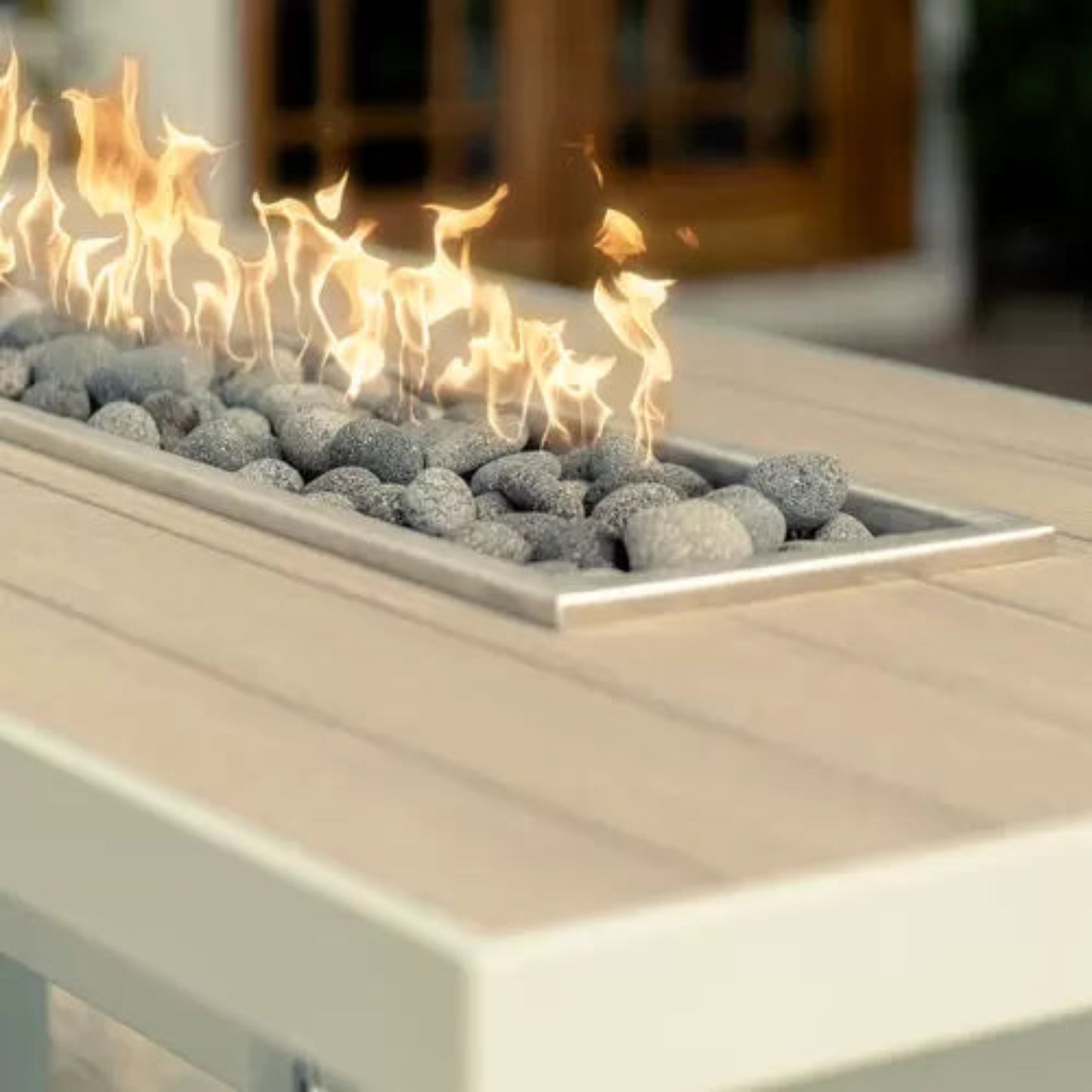 The Outdoor Plus 60" Rectangular Alameda Fire Table