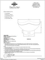 Fire Pit Art Manta Ray Fire Pit
