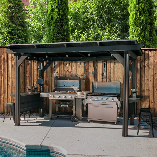 The Backyard Solutions XL Steel Grill Gazebo