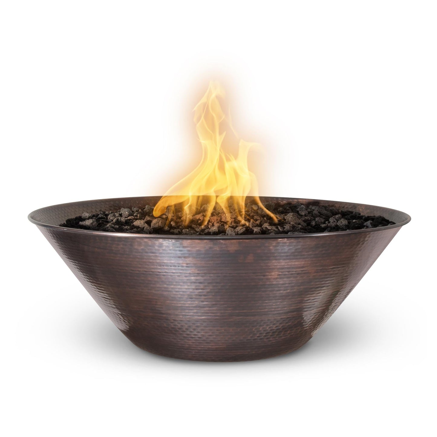 The Outdoor Plus 31" Remi Fire Bowl- Hammered Patina Copper