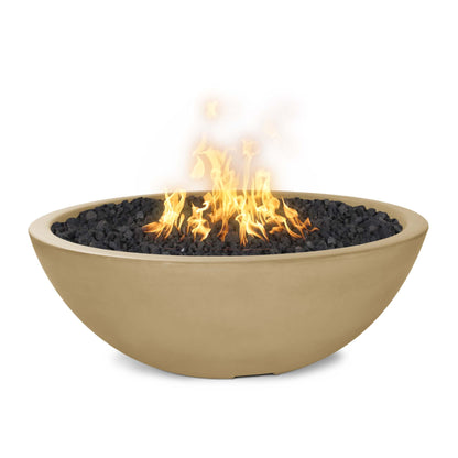The Outdoor Plus Sedona Concrete Narrow Ledge Liquid Propane Fire Pit