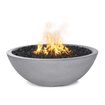 The Outdoor Plus Sedona Concrete Narrow Ledge Liquid Propane Fire Pit