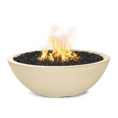 The Outdoor Plus Sedona Concrete Narrow Ledge Liquid Propane Fire Pit