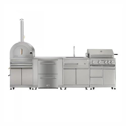 The backyard Solutions Odin  6 Pc Modular Outdoor Kitchen